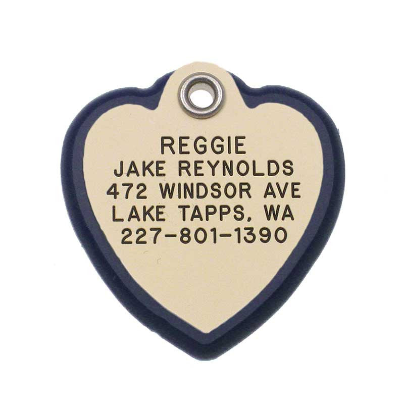 Heart Frame Tag, - Lucky Pet